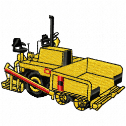 Construction Machinery Vehicles Embroidery Design 3